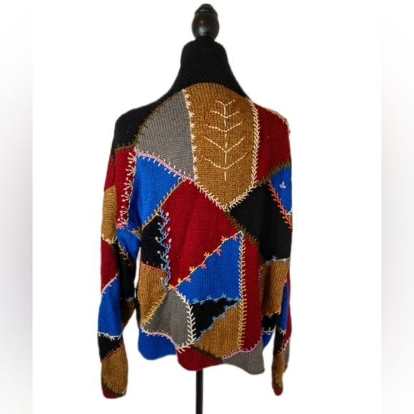 Handmade Vintage Raverly #11 Crazy Quilt Patchwork Crochet Pattern - Picture 3 of 12